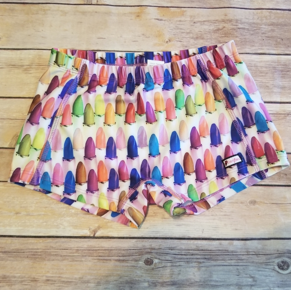 CrazyPants Lipstick Shorts YL